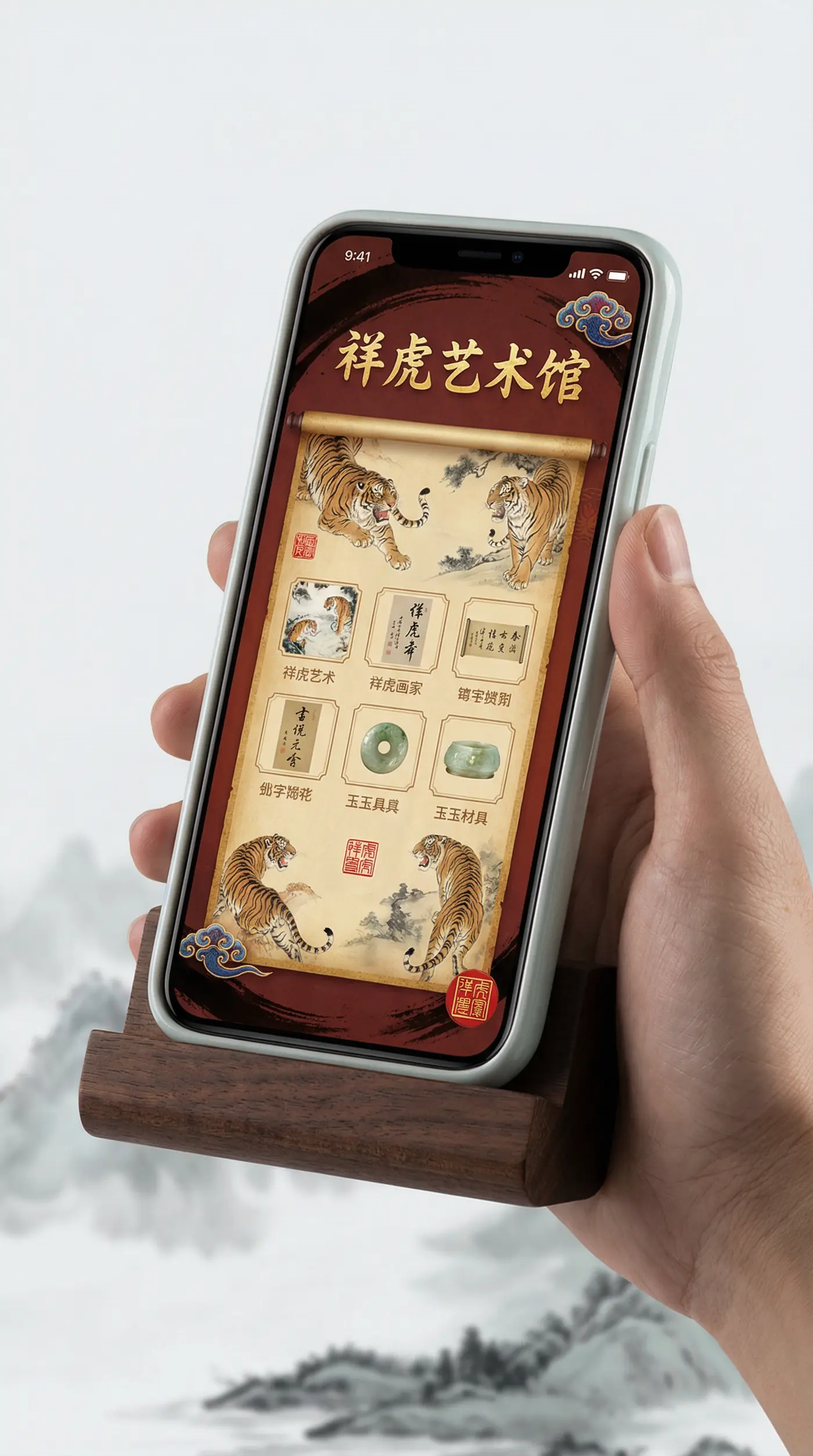 掌上虎典APP界面 - 四虎视频 | 虎文化移动应用